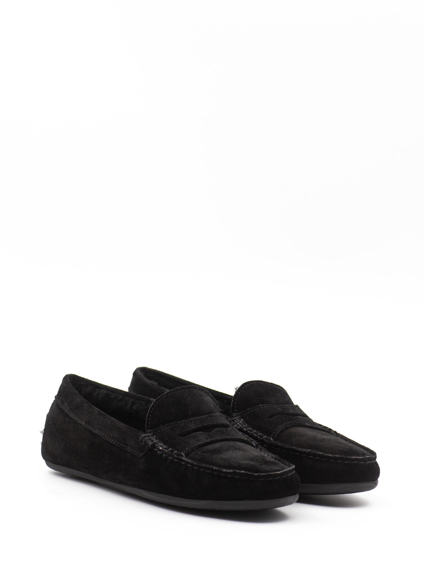 Shearling-Lined Driving Shoes