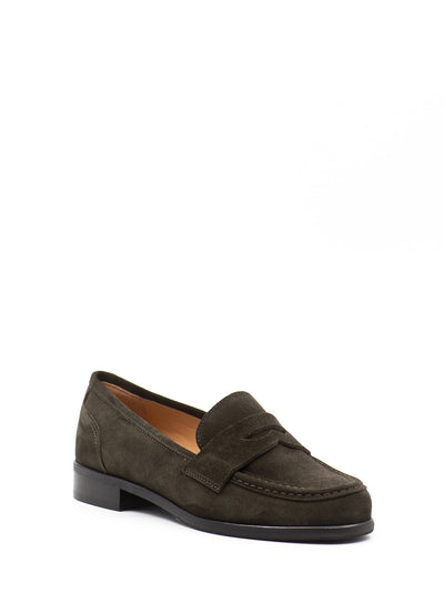 Forest Green Penny Loafers