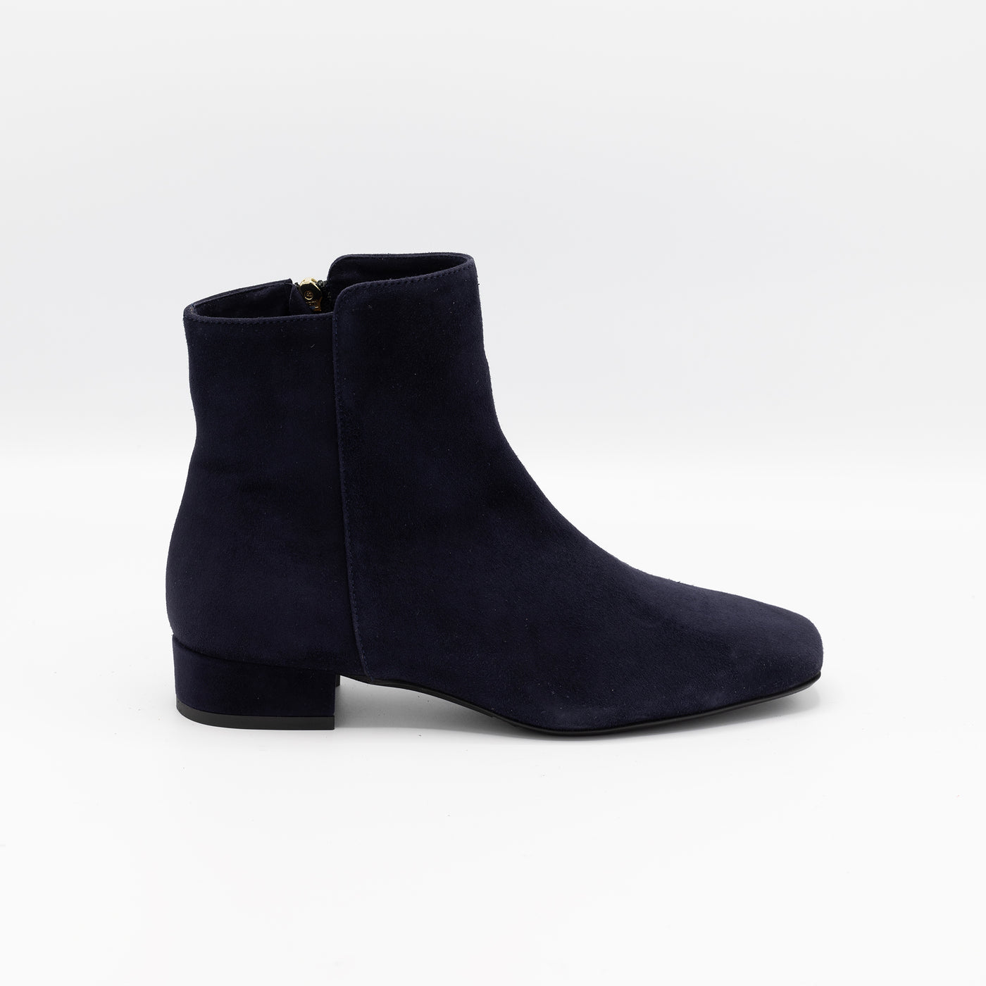 women's navy blue ankle boots