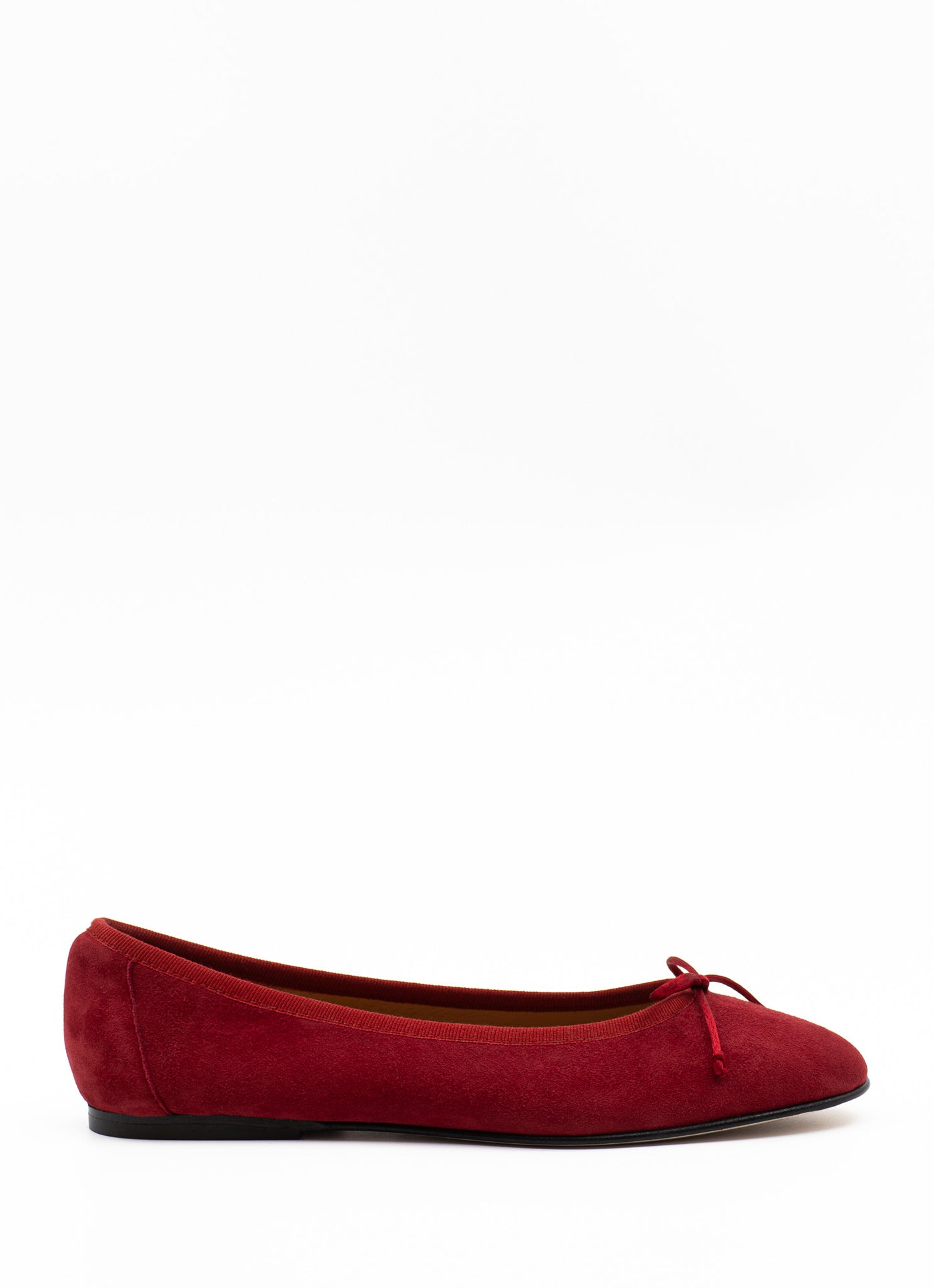 Scala in dark red suede leather