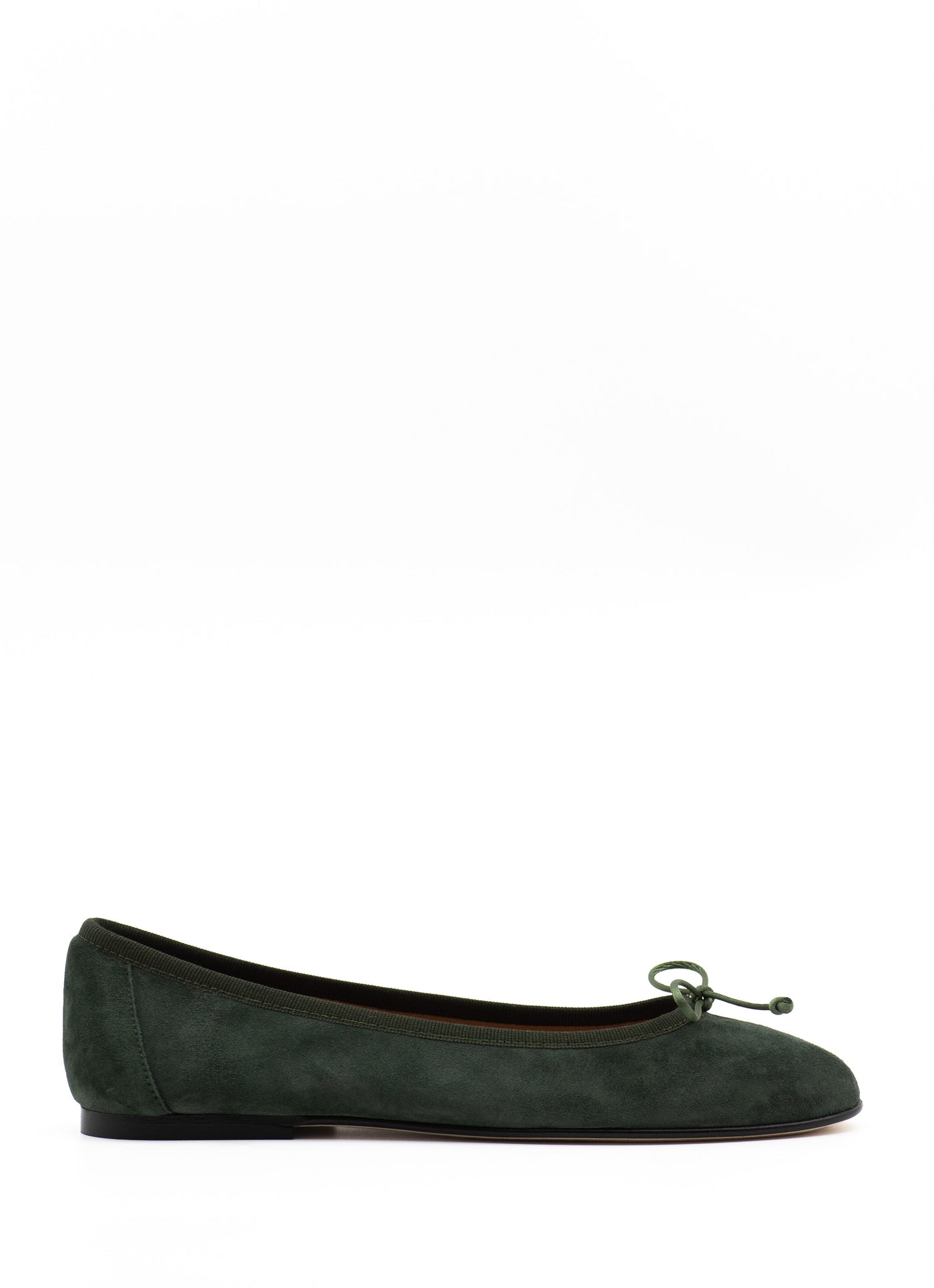 Scala in forest green suede