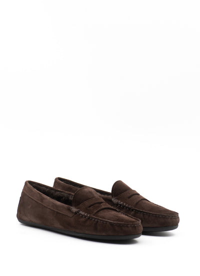 Shearling-Lined Driving Shoe