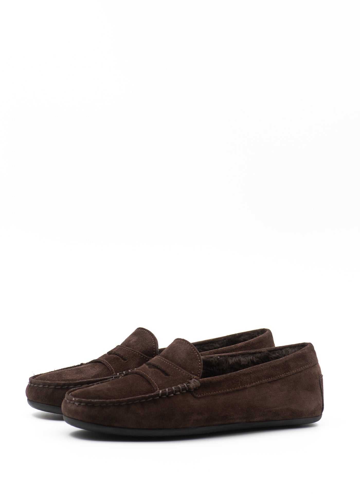 Shearling-Lined Driving Shoe