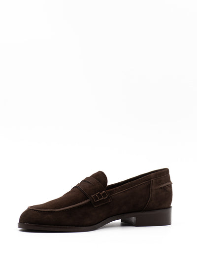 Penny loafers in Brown Suede