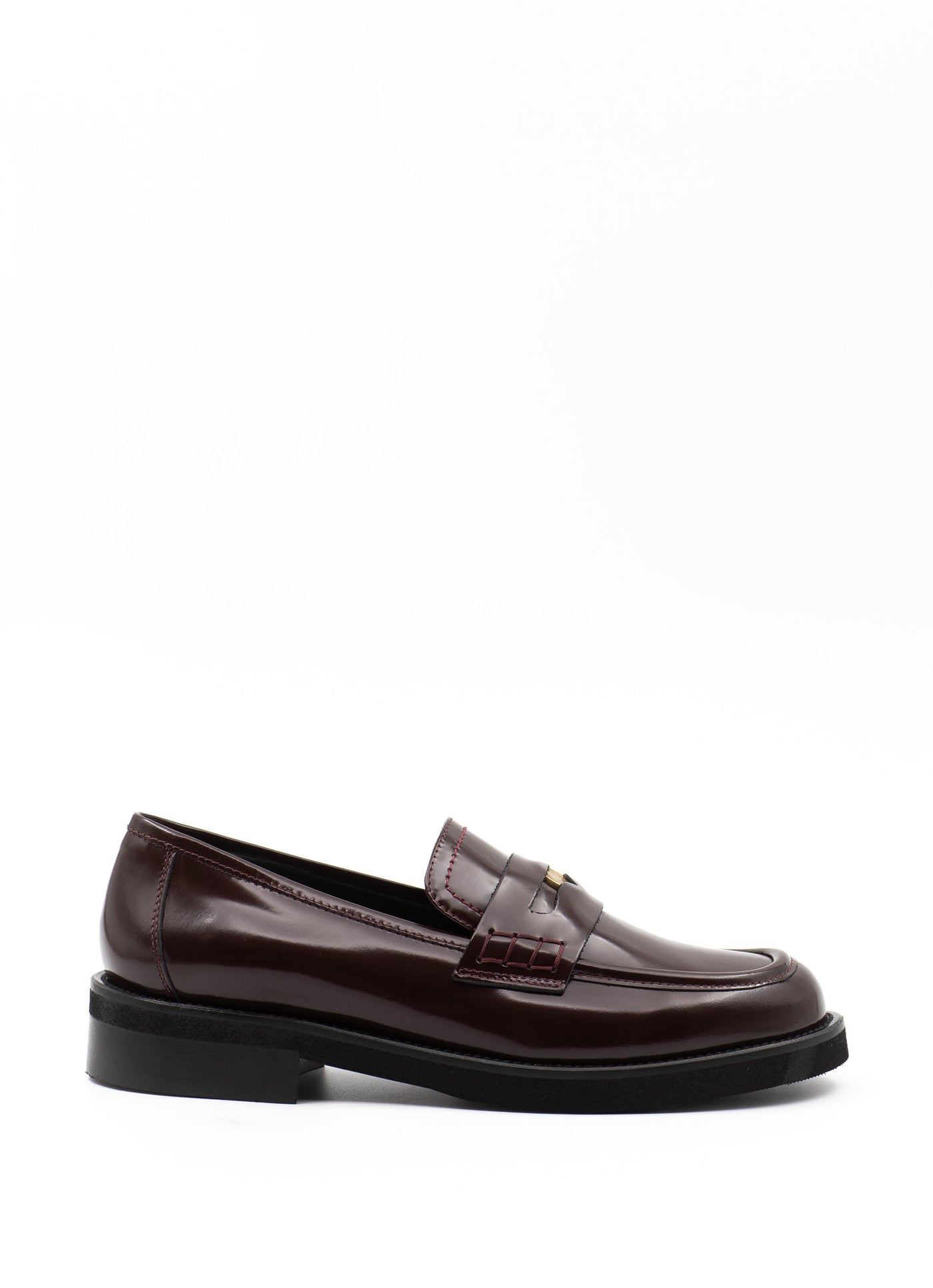Penny Loafers in Burgundy Patent