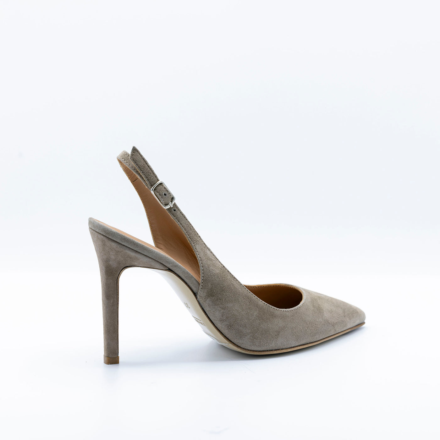 Slingback 100 in Taupe Suede
