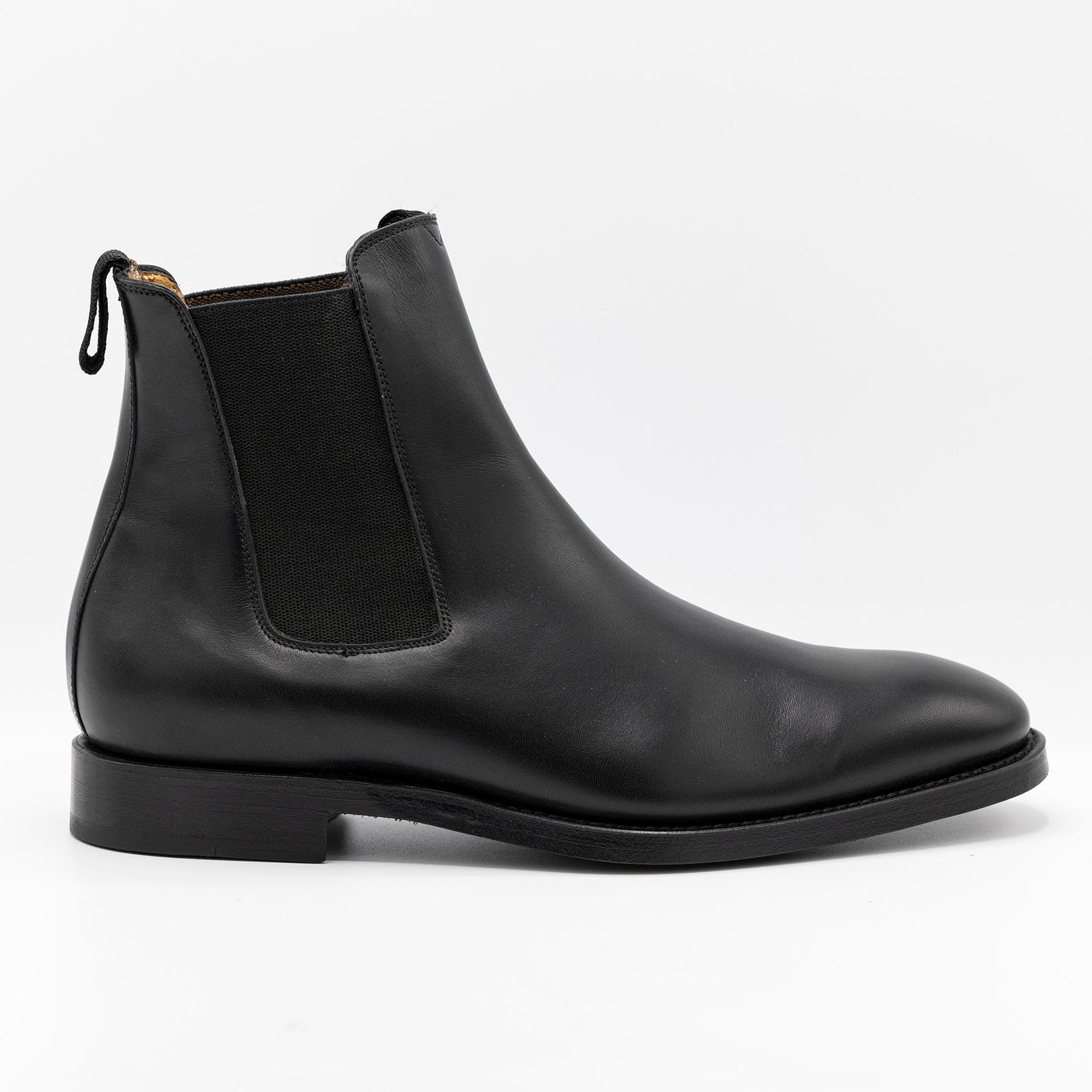 CHELSEA BOOTS in BLACK LEATHER