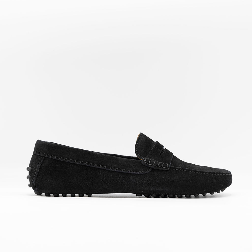 THE CLASSIC CAR SHOE by MANO BLACK SUEDE