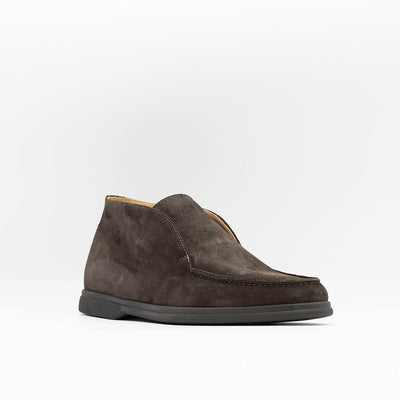 THE SLIP ON MOCCASIN by MANO BROWN SUEDE