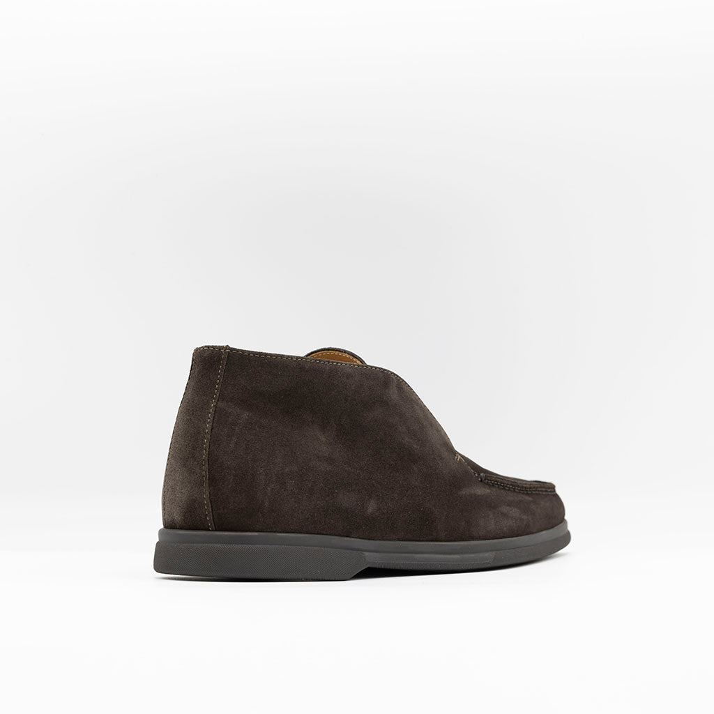 THE SLIP ON MOCCASIN by MANO BROWN SUEDE