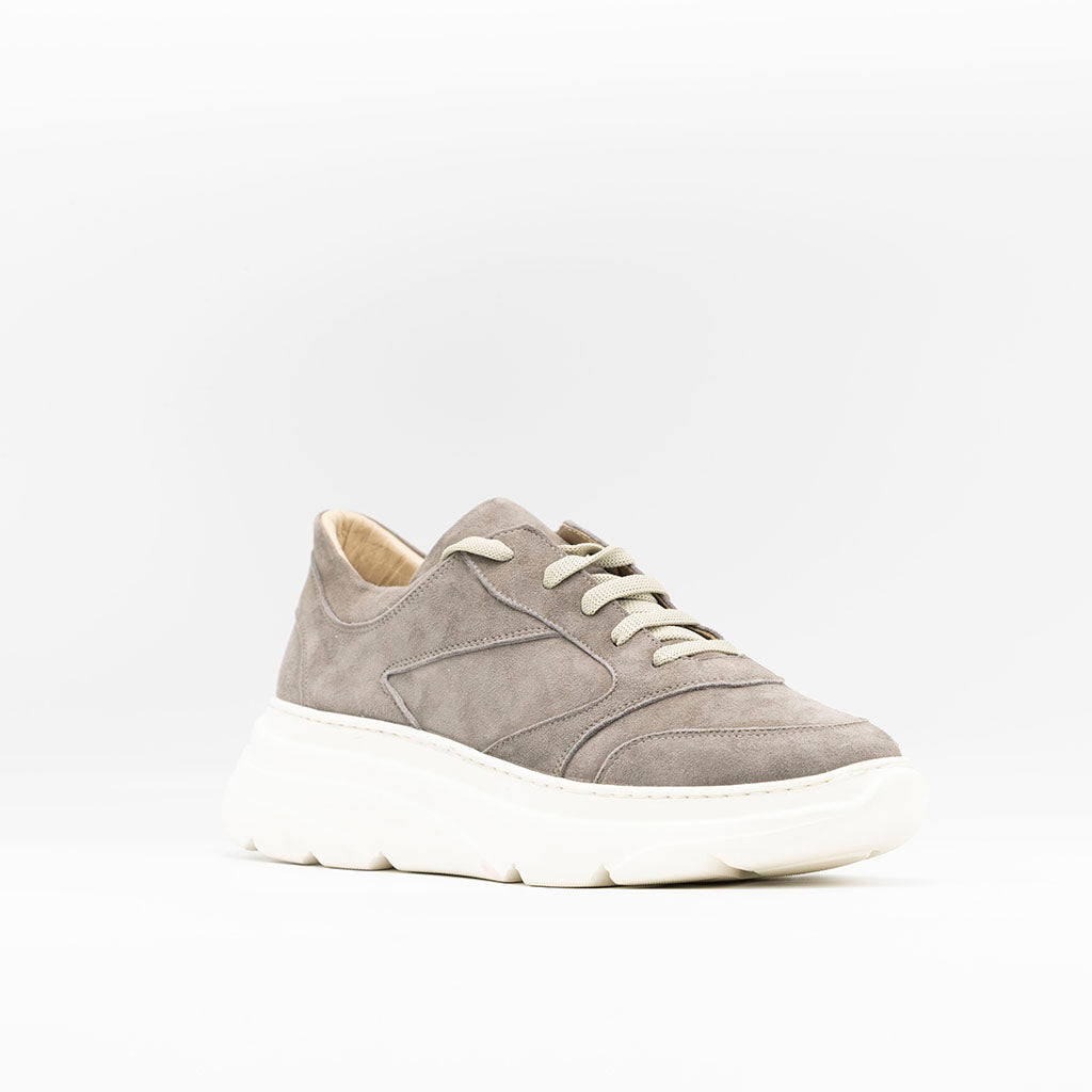 Runner Sneakers Taupe Suede