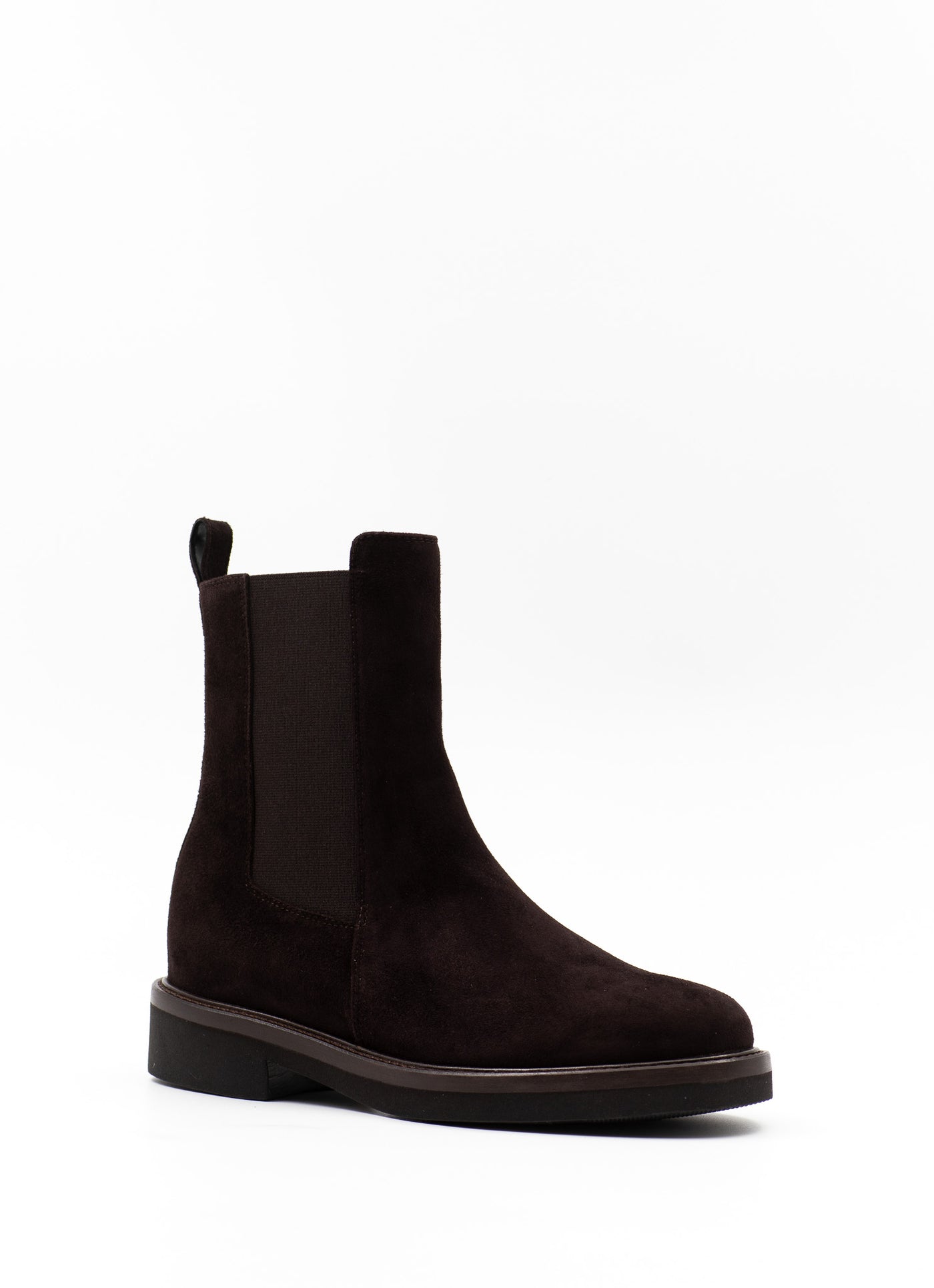Extra light boots in brown suede