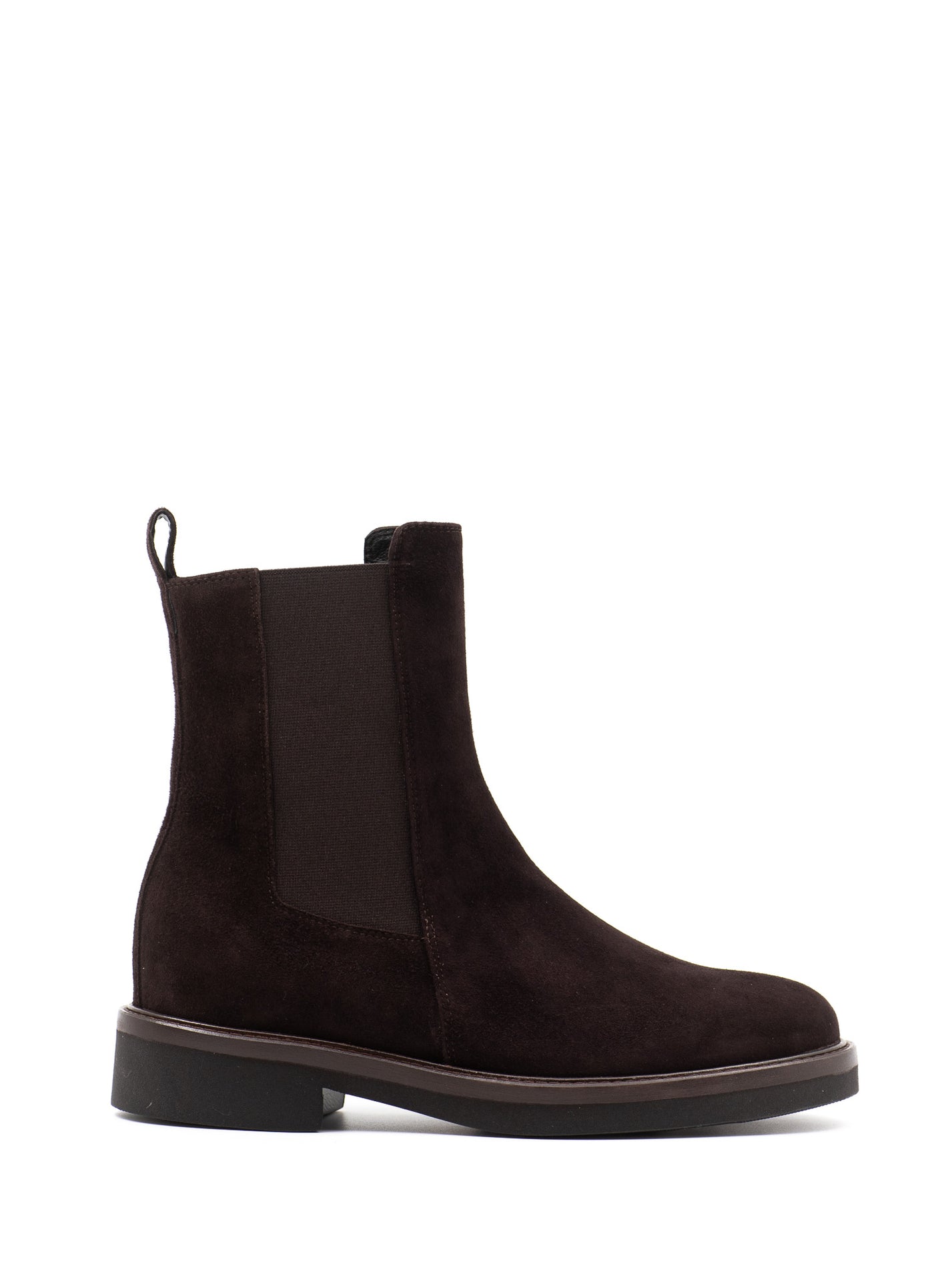 Extra light boots in brown suede