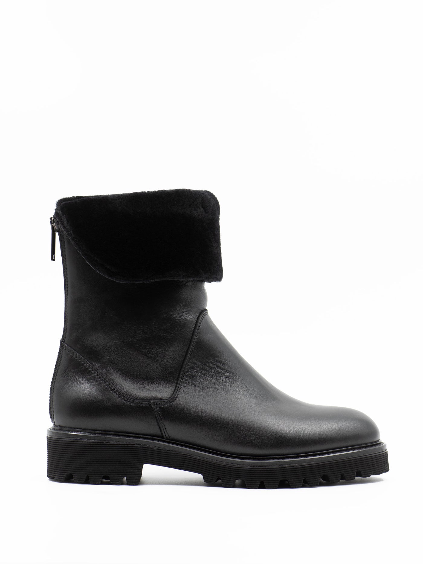 Gia Fold Over Shearling-Lined Boots