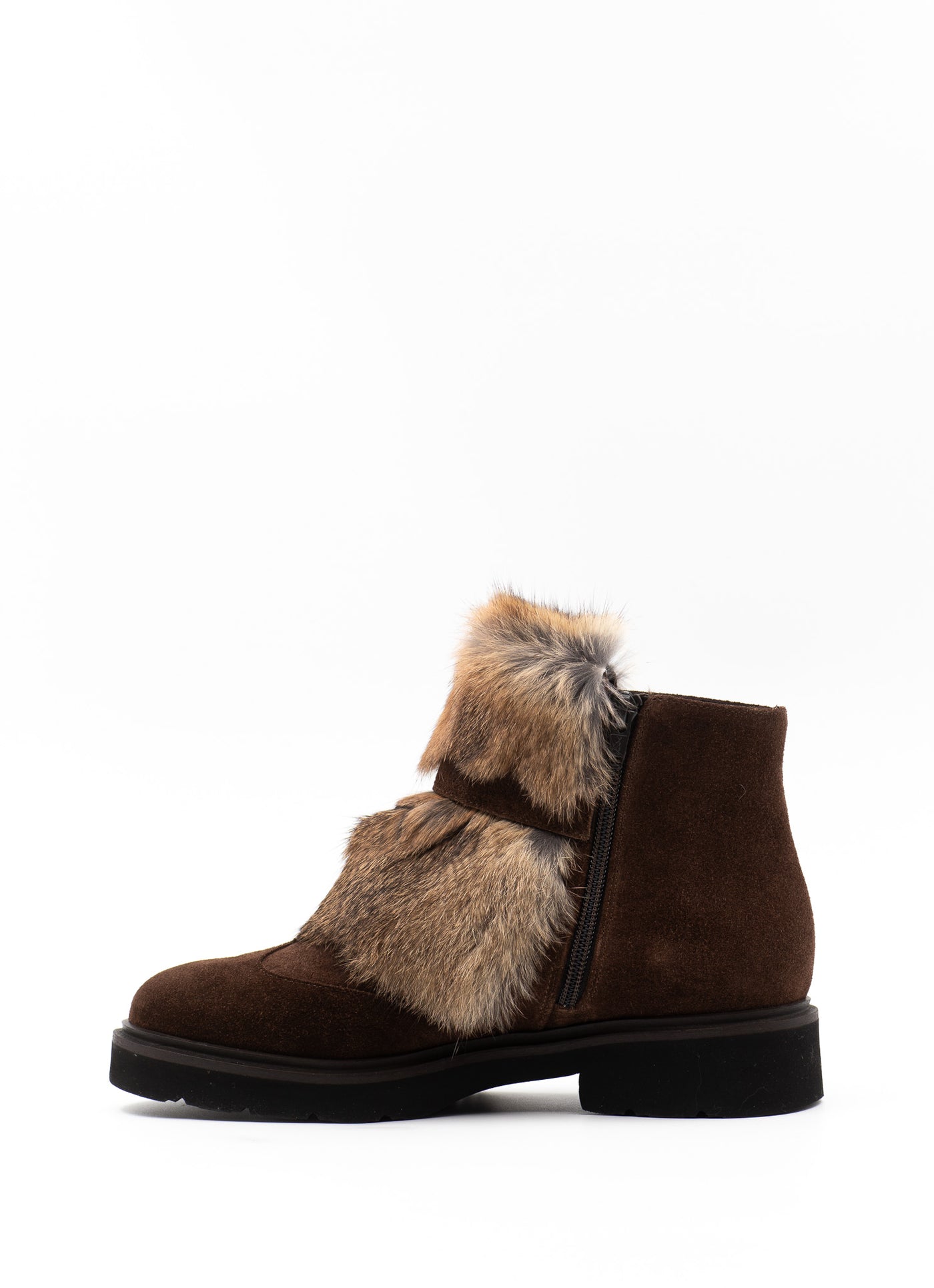 Fur-Trimmed Ankle Boots