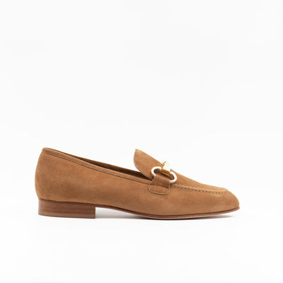 Suede horsebit loafers 
