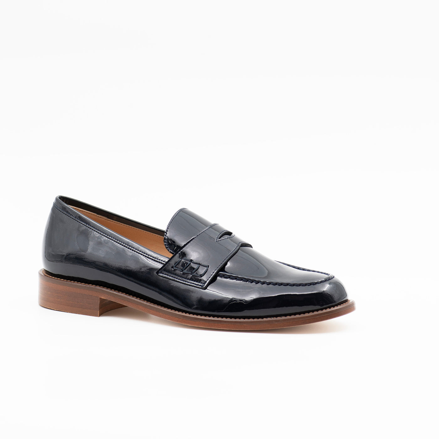 Blue Patent Loafer