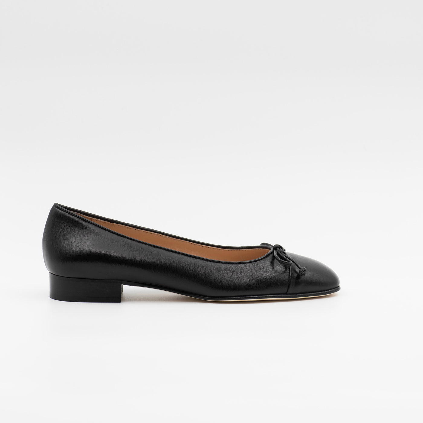 Two-toned Ballet flat in Black