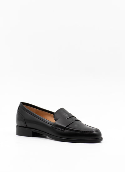 Black Leather Loafers