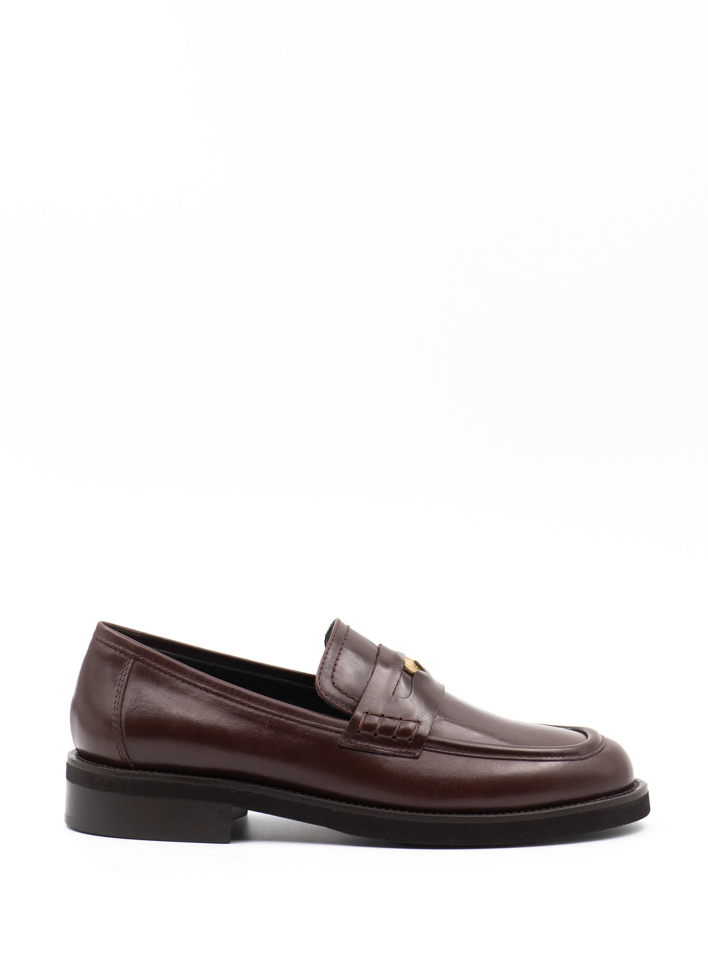 Penny Loafers in Brown Leather