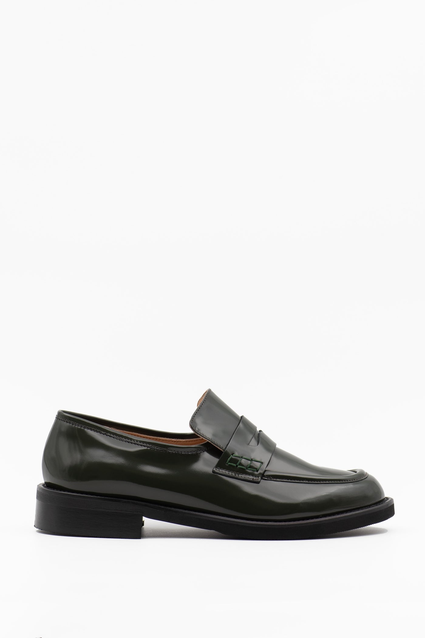 Penny loafers with rubber soles