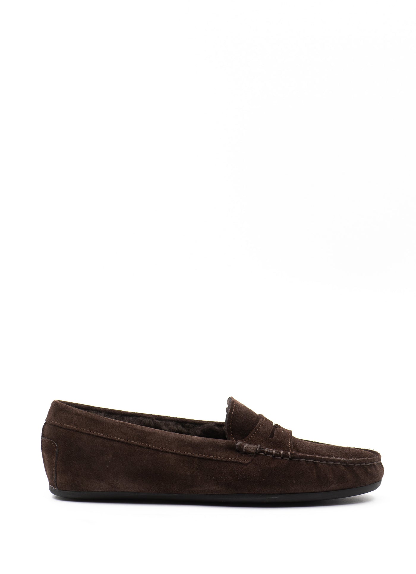 Shearling-Lined Driving Shoe