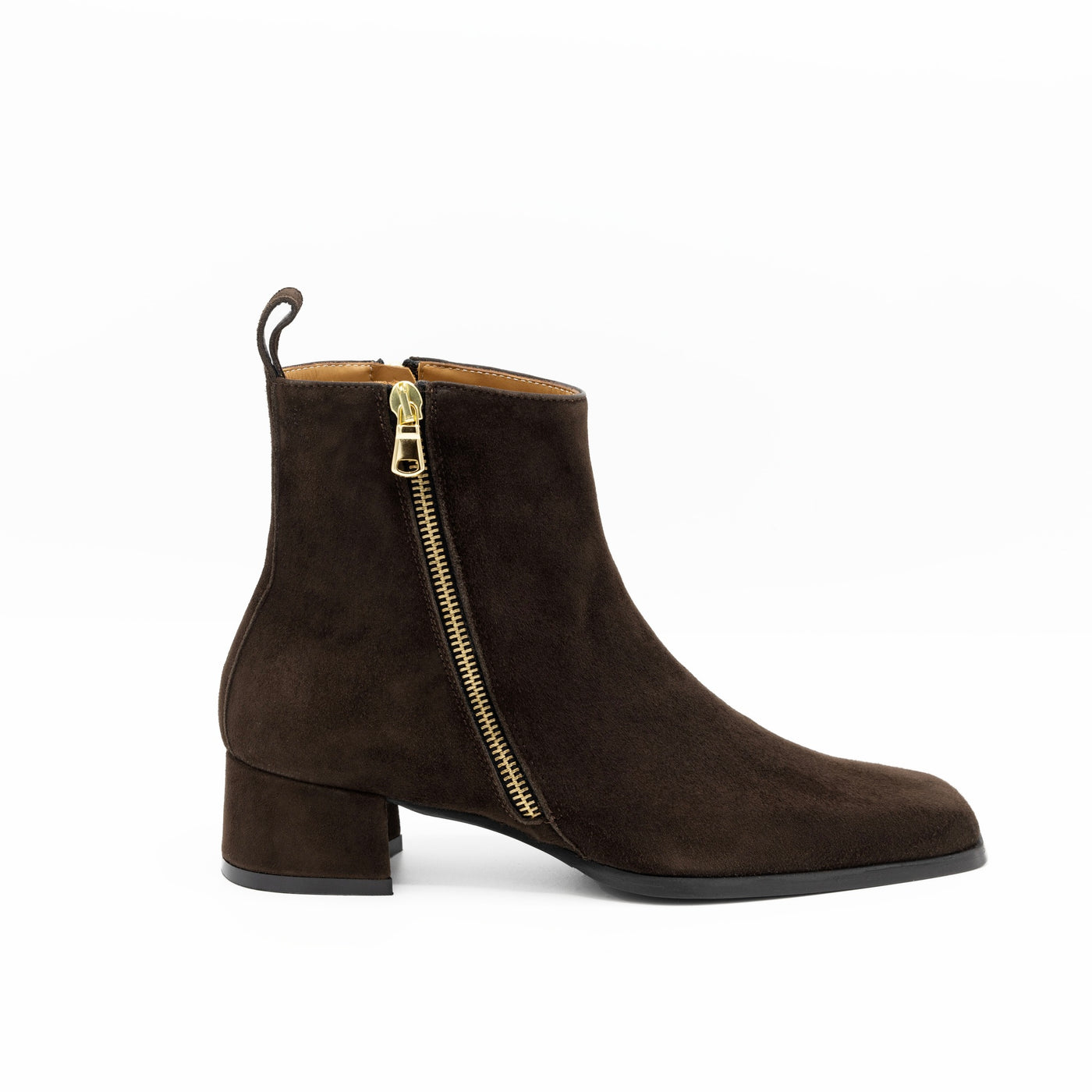 The Alice Boots in Brown Suede