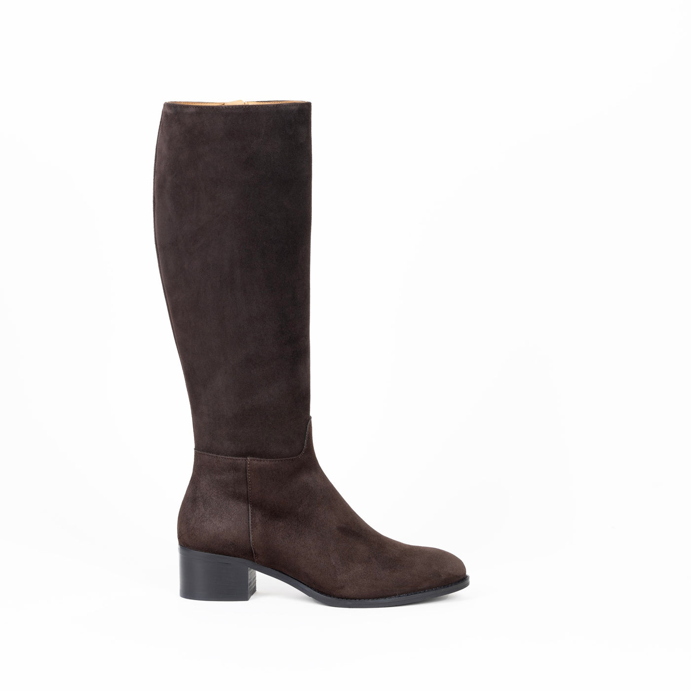Gisele Boots in Brown Suede