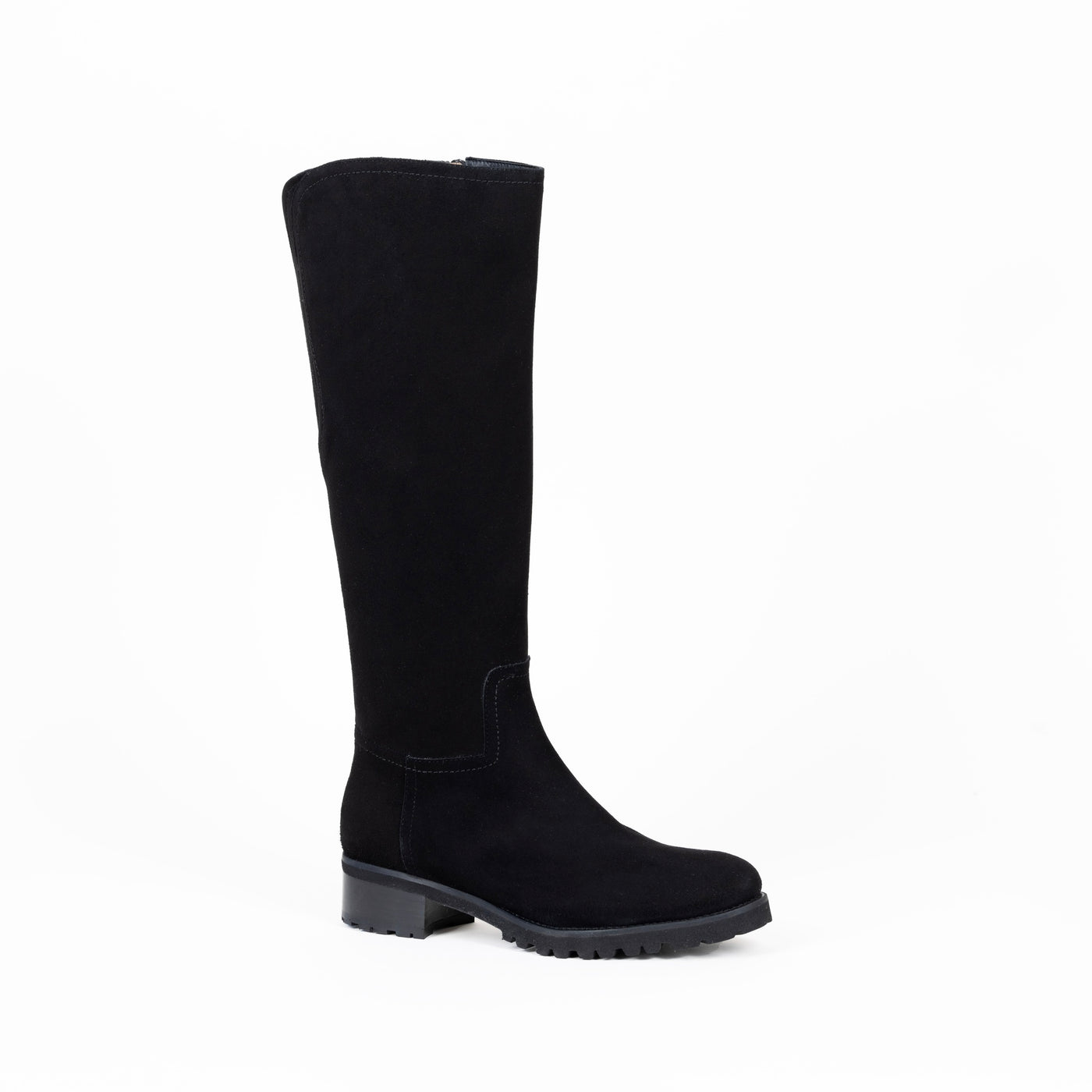 Hilde Black Suede Boots