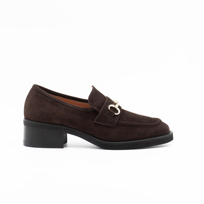 Horsebit loafers in brown suede
