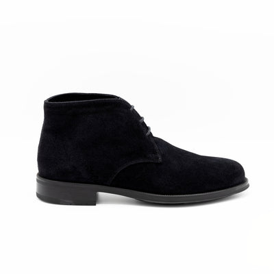 Black Shearling-Lined Boots