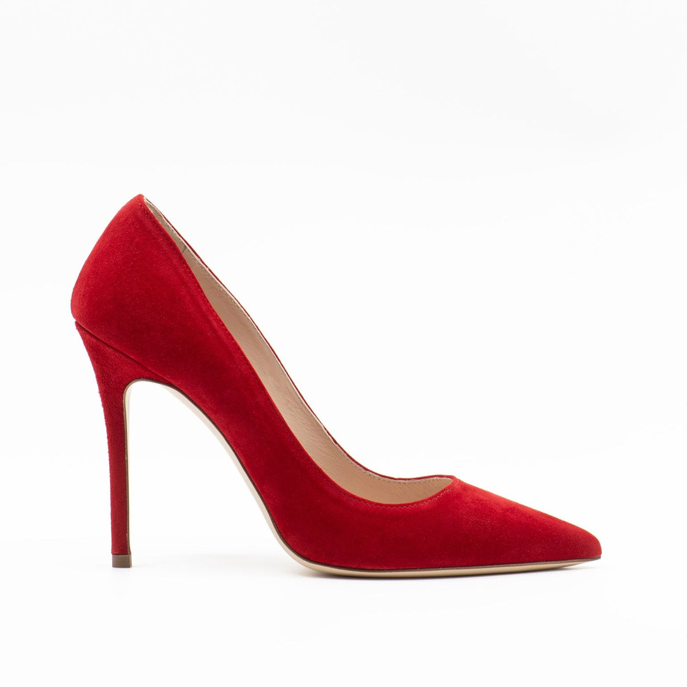 Pumps 115 in red suede
