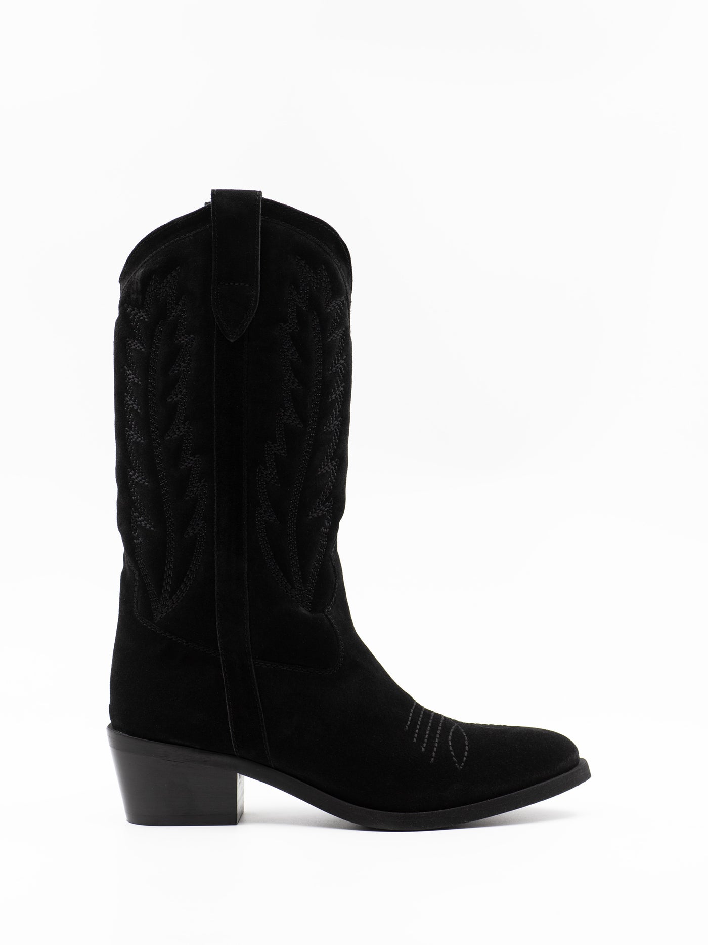 Siena boots in black suede