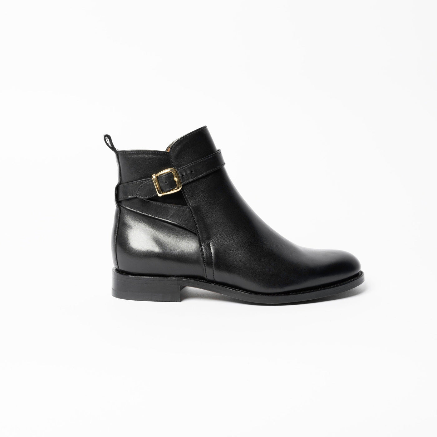 Goodyear Welt Short Ankle Boots in black leather.