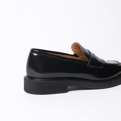 Gomma Penny Loafer in Black Patent
