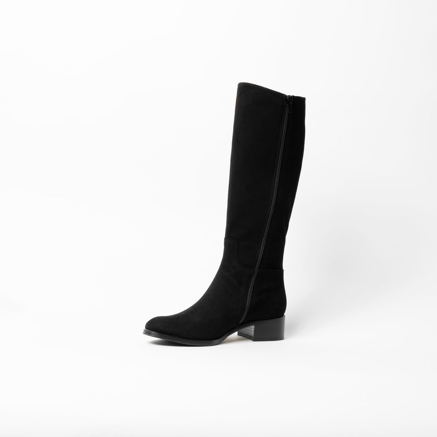 Grace Boots in Black Suede