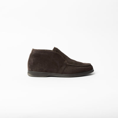 Men's Brown Shearling Loafers