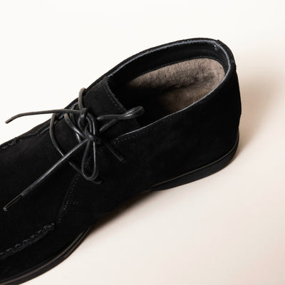 Shearling-Lined Moccasins